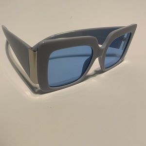 Baby blue stylish shades